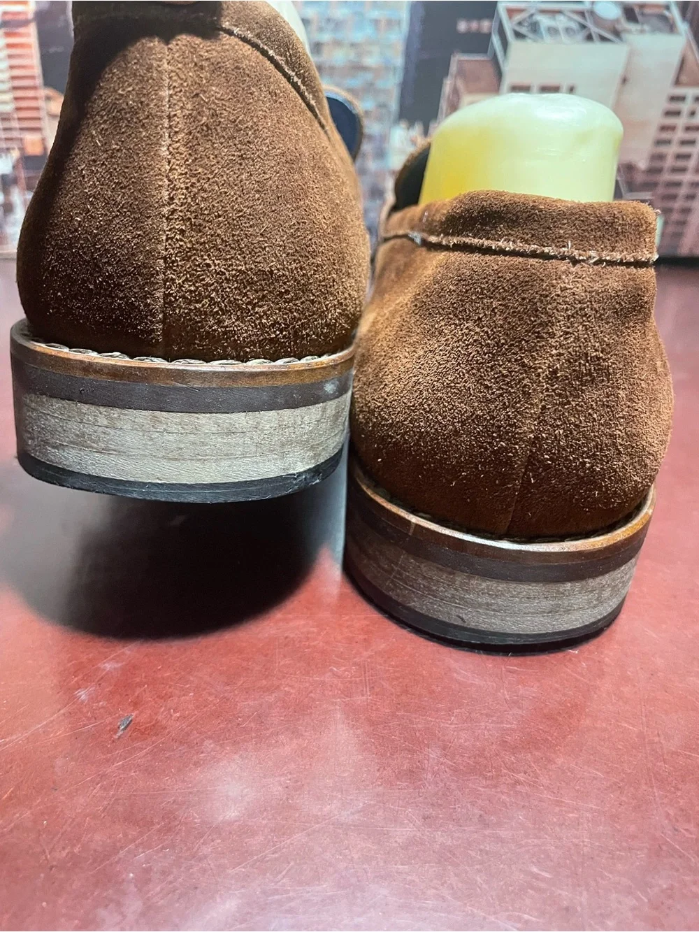 Peter Millar Madison Penny Loafer Brown Men’s Size 11.5 Suede